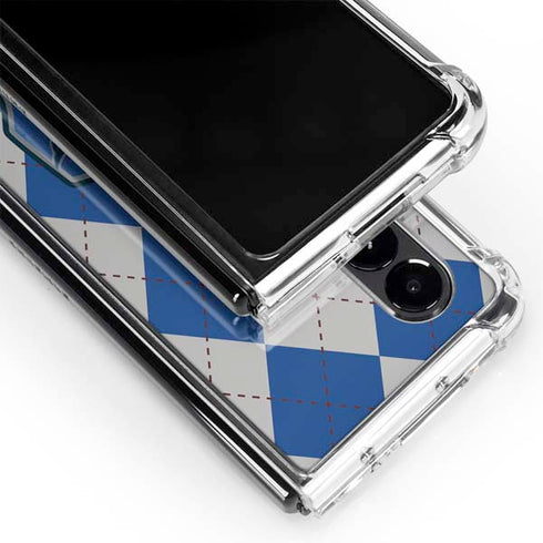 Wizarding Worlds Harry Potter Ravenclaw Crest Galaxy Z Fold4 5G Clear Case